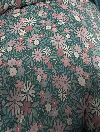 Parure Drap plat + drap-housse + 2 taies - Pur coton 57 fils - Maguy