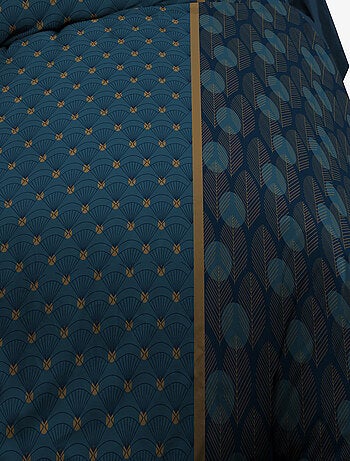 Parure Drap plat + drap-housse + 2 taies d'oreiller 63 x 63 cm - Pur coton 57 fils - Seattle