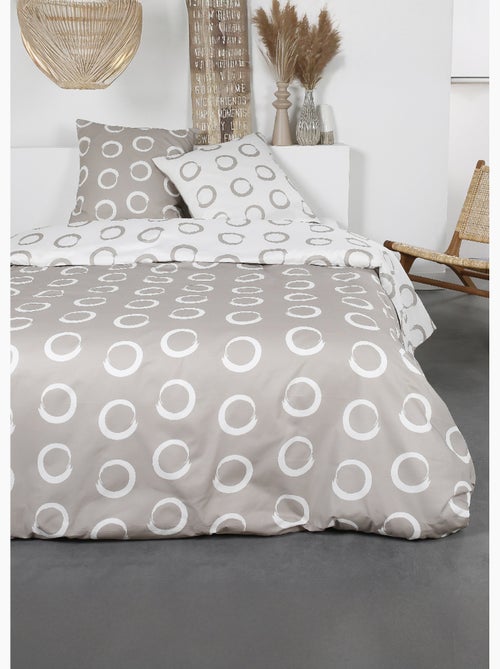 Parure flanelle 240 x 220cm, Cercles - AFIBEL - Kiabi