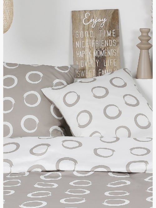 Parure flanelle 240 x 220cm, Cercles - AFIBEL - Kiabi
