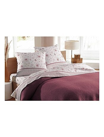 Parure fleurs drap(s) + taie(s) oreiller - Afibel