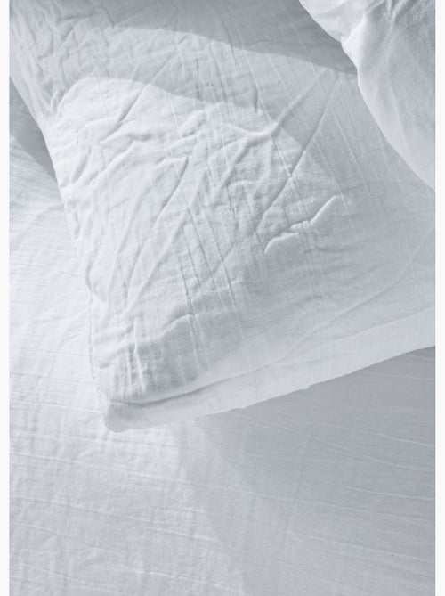 Parure gaze de coton uni, 240 x 220cm - AFIBEL - Kiabi