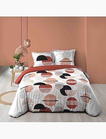 Parure housse couette 260 x 240 cm Geo-Twist