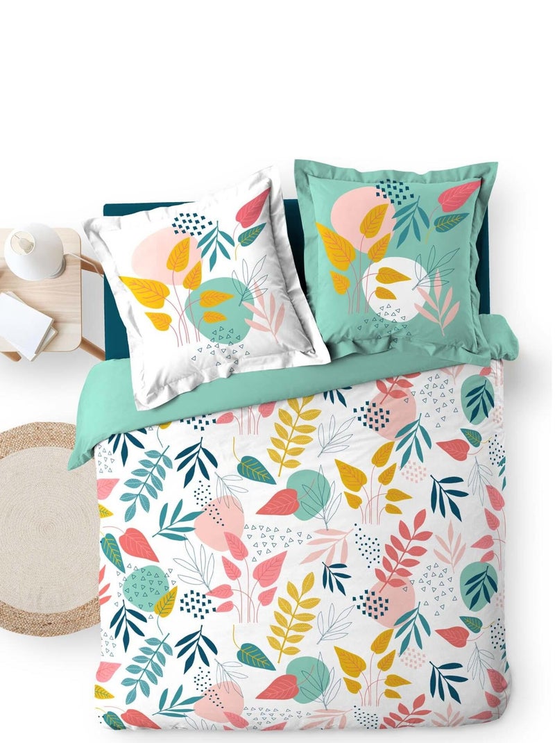 Parure housse couette Bouquet Casside Blanc - Kiabi