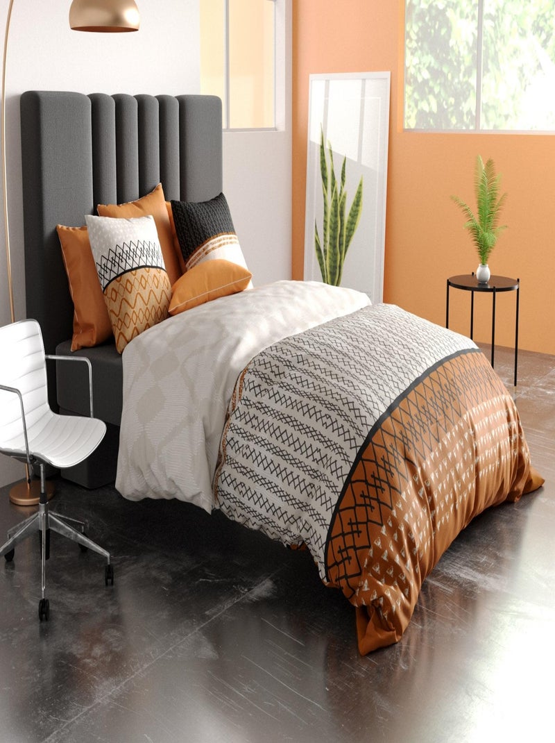 Parure housse couette Fudjis Multicolore - Kiabi