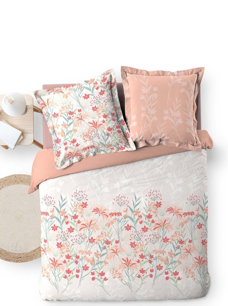 Parure housse couette Magdalena Rose - Kiabi