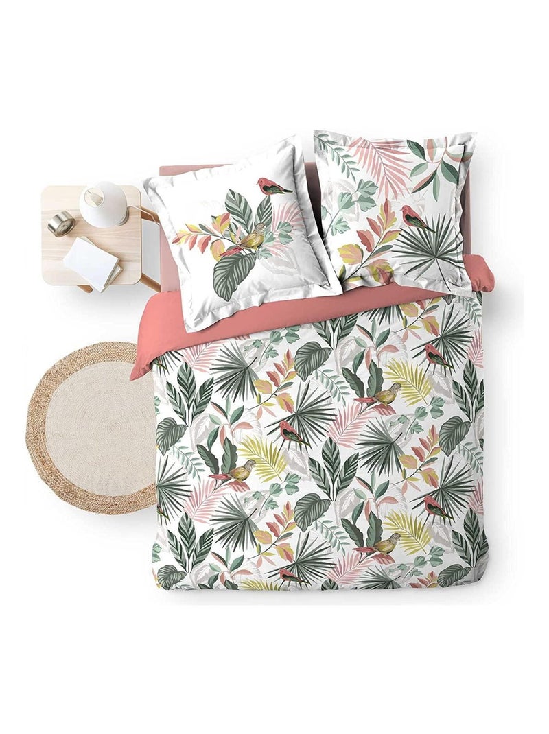 Parure housse couette Marbelinas Blanc - Kiabi