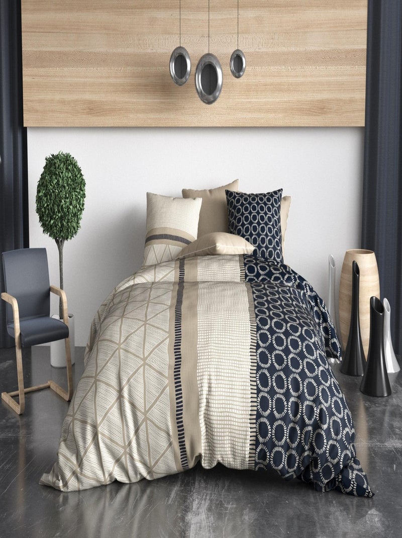 Parure housse couette Naibis Multicolore - Kiabi