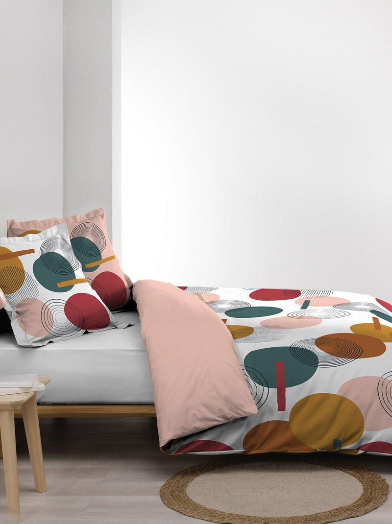 Parure housse couette Rolli-Pop Rose - Kiabi