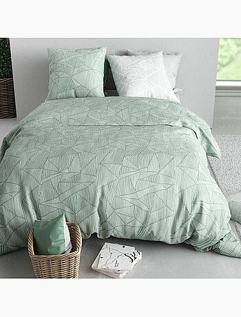 Parure housse de couette 100 % coton adely