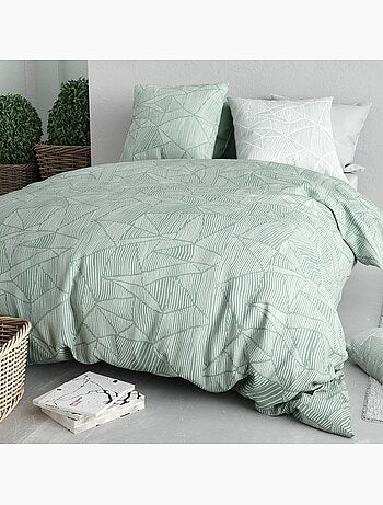 Parure housse de couette 100 % coton adely