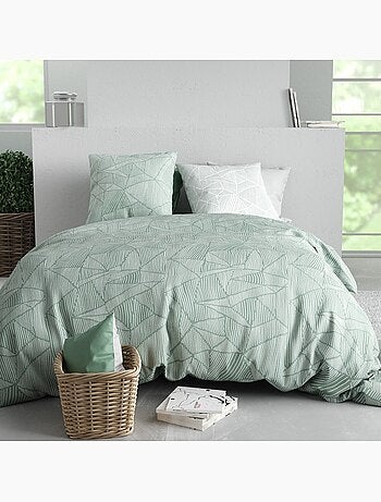 Parure housse de couette 100 % coton adely