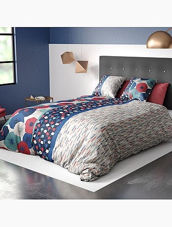 Parure housse de couette 100 % coton agueda