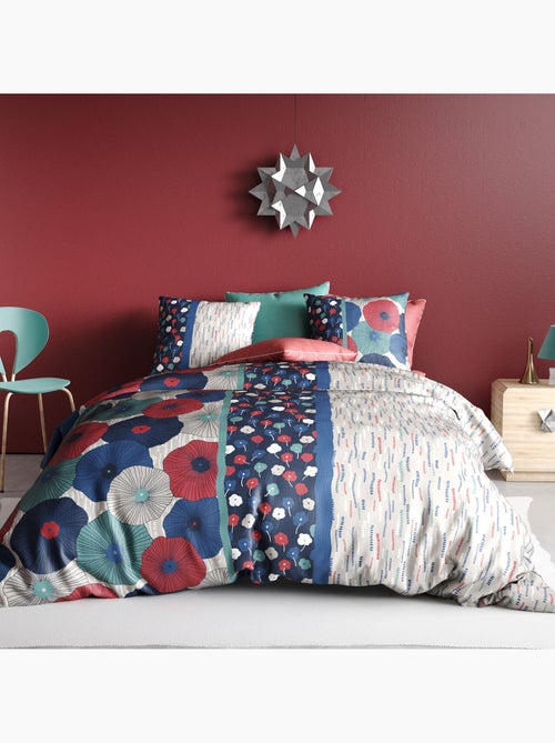 Parure housse de couette 100 % coton agueda - Kiabi