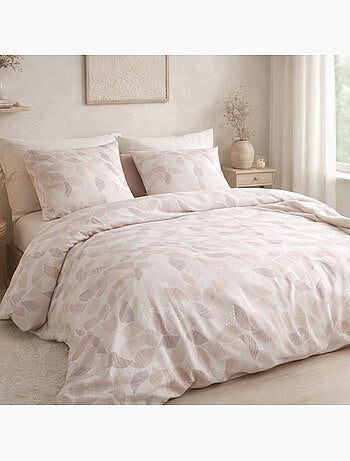 Parure housse de couette 100 % coton alix