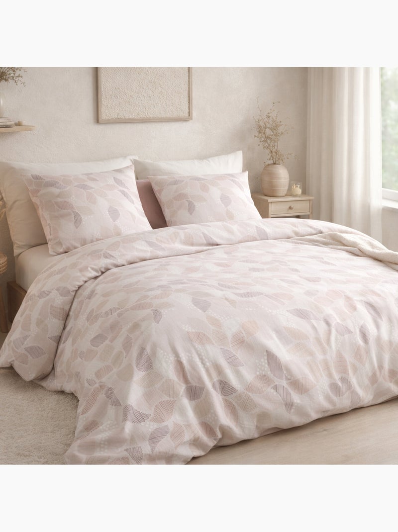 Parure housse de couette 100 % coton alix Multicolore - Kiabi