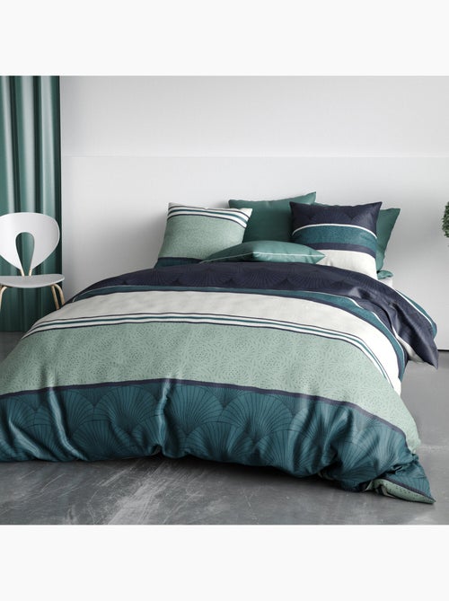 Parure housse de couette 100 % coton antika - Kiabi