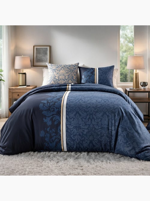 Parure housse de couette 100 % coton arabesque - Kiabi Parure housse de couette 100 % coton arabesque - Kiabi