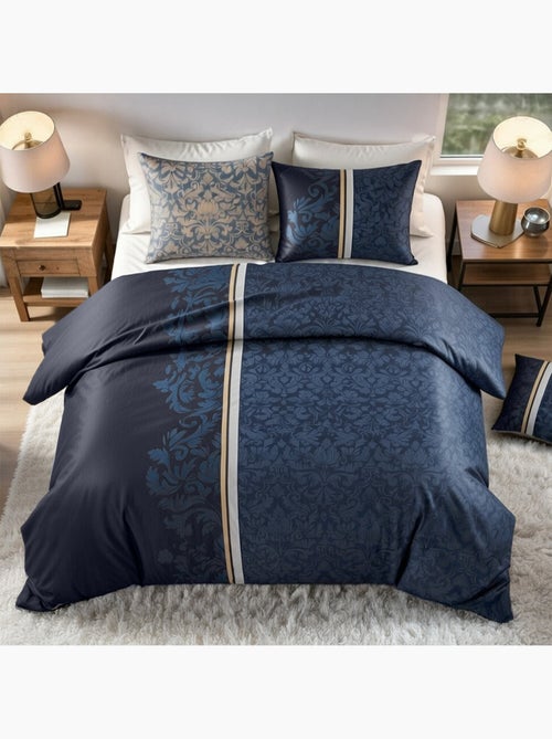 Parure housse de couette 100 % coton arabesque - Kiabi Parure housse de couette 100 % coton arabesque - Kiabi