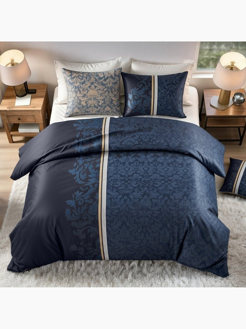 Parure housse de couette 100 % coton arabesque Multicolore - Kiabi