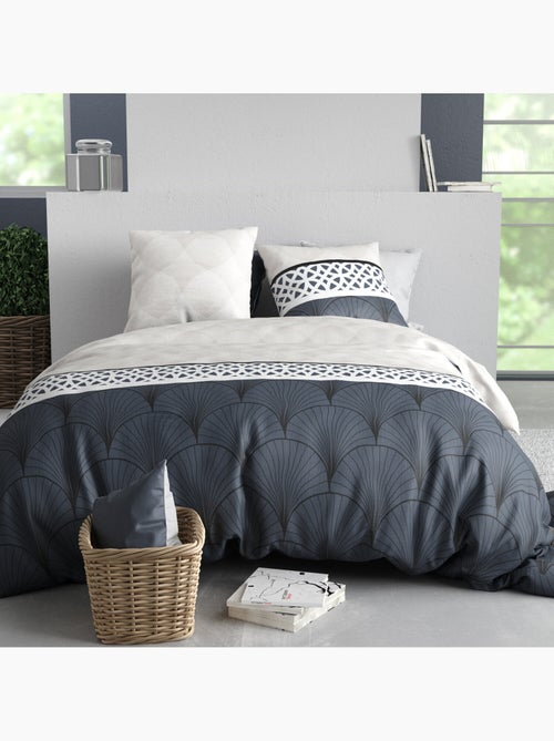 Parure housse de couette 100 % coton arcadia - Kiabi