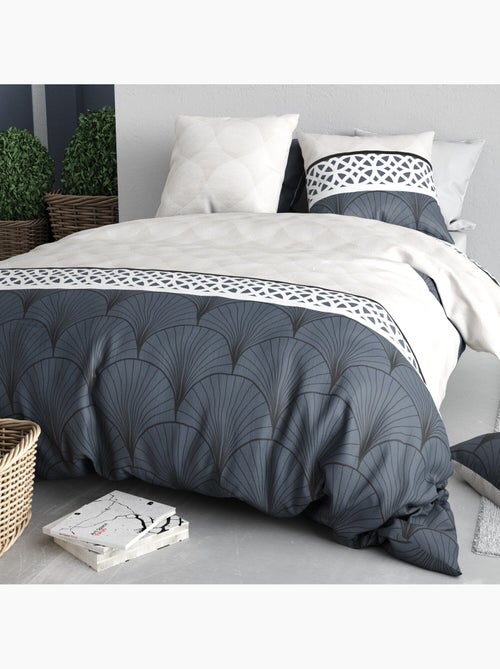 Parure housse de couette 100 % coton arcadia - Kiabi
