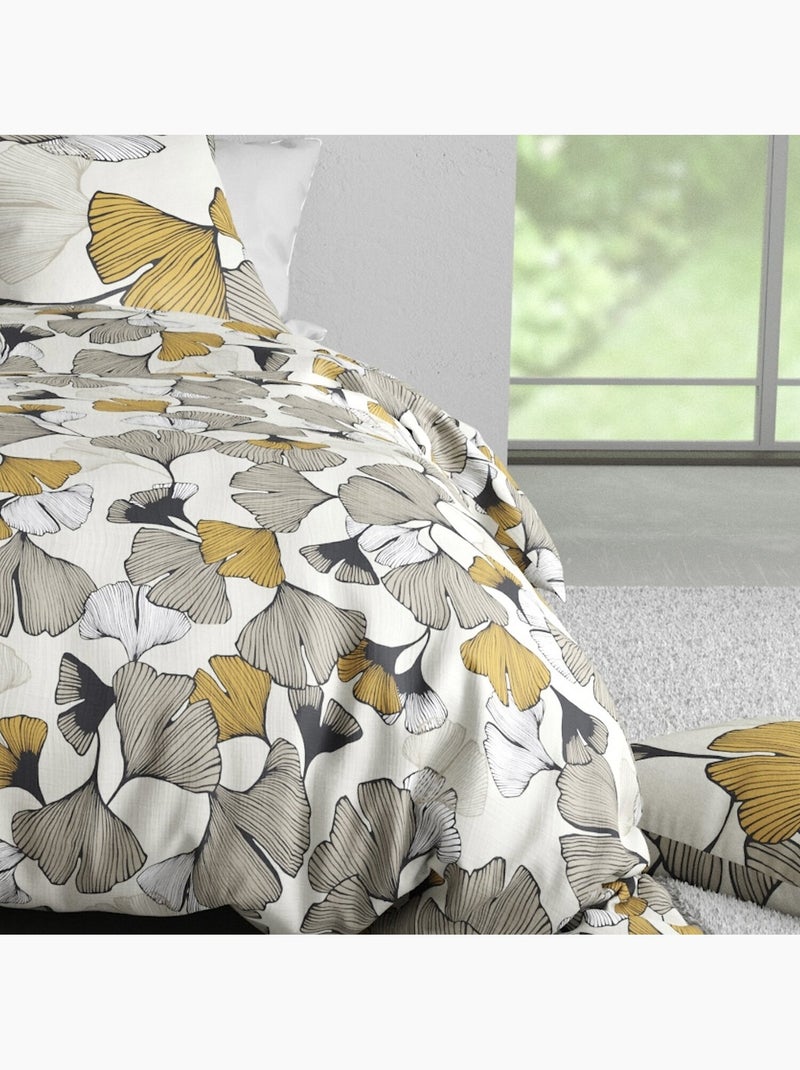 Parure housse de couette 100 % coton arom Multicolore - Kiabi