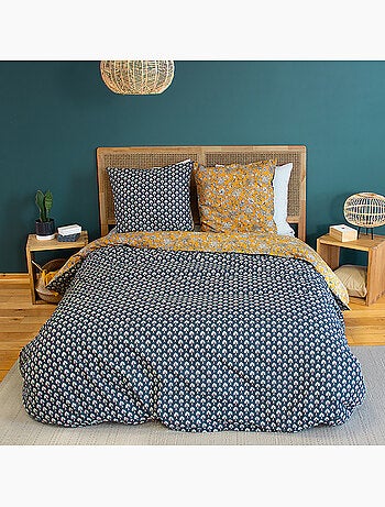 Parure housse de couette 100 % coton aschwini