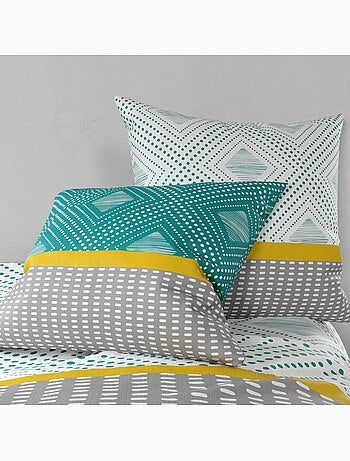 Parure housse de couette 100 % coton aurah