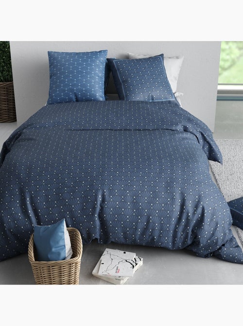 Parure housse de couette 100 % coton azura - Kiabi Parure housse de couette 100 % coton azura - Kiabi