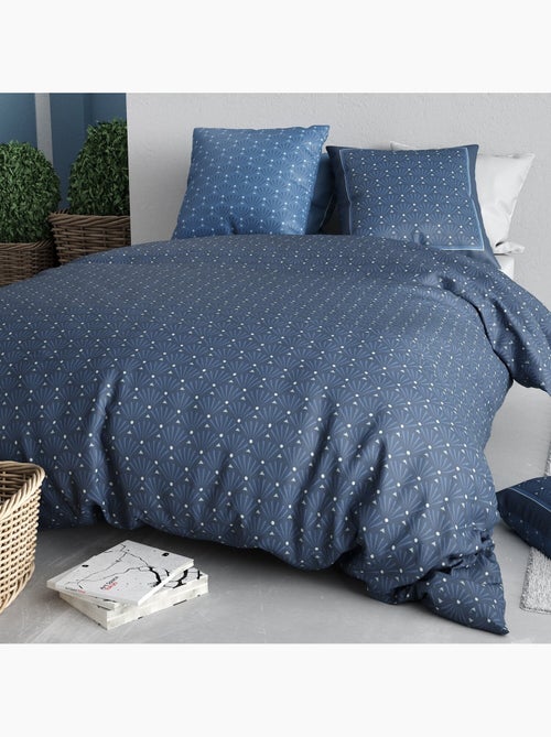 Parure housse de couette 100 % coton azura - Kiabi Parure housse de couette 100 % coton azura - Kiabi