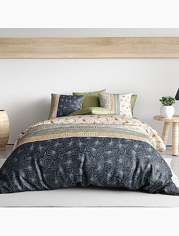 Parure housse de couette 100 % coton bella