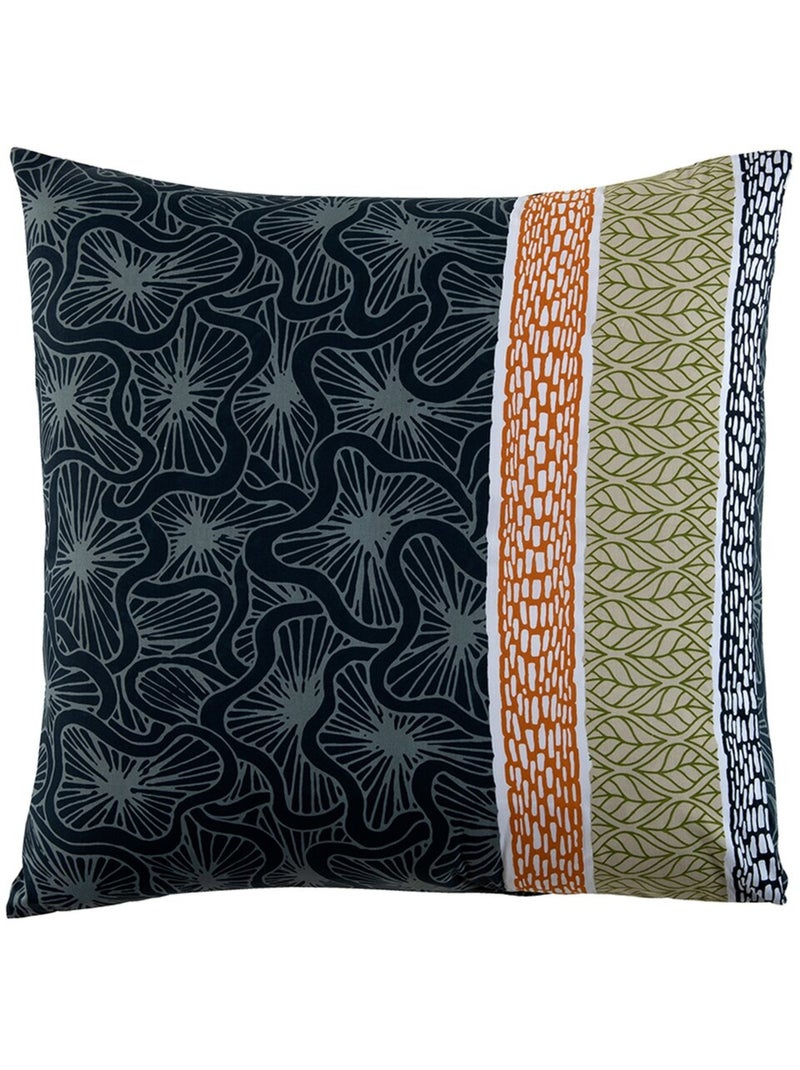 Parure housse de couette 100 % coton bella Vert - Kiabi