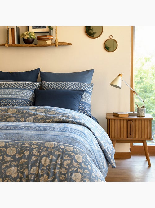 Parure housse de couette 100 % coton bio debby - Kiabi Parure housse de couette 100 % coton bio debby - Kiabi