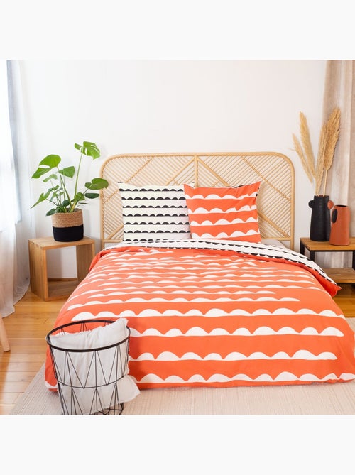 Parure housse de couette 100 % coton bio dobe - Kiabi