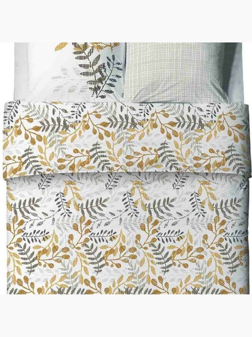 Parure housse de couette 100 % coton bio eloa - Kiabi