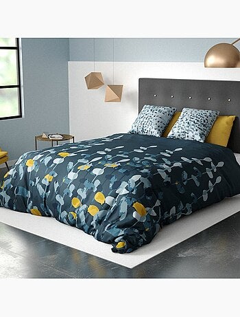 Parure housse de couette 100 % coton bio lunaria