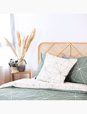 Parure housse de couette 100 % coton bio milo