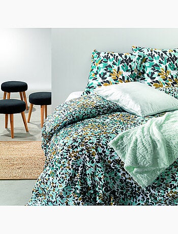 Parure housse de couette 100 % coton bio telma