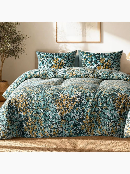 Parure housse de couette 100 % coton bio telma - Kiabi