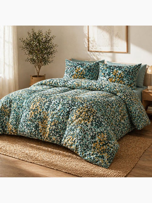 Parure housse de couette 100 % coton bio telma - Kiabi