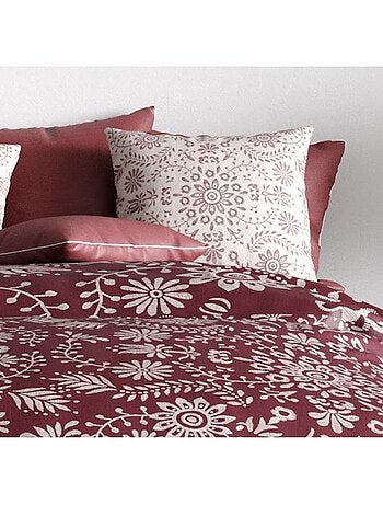 Parure housse de couette 100 % coton bio vishka