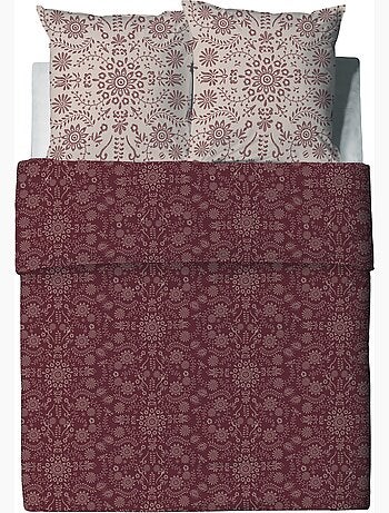 Parure housse de couette 100 % coton bio vishka