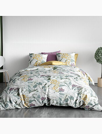 Parure housse de couette 100 % coton bio zelia