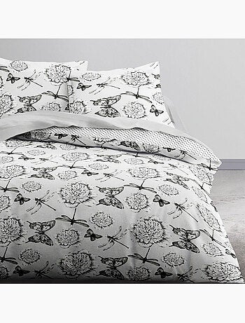 Parure housse de couette 100 % coton