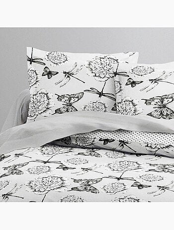 Parure housse de couette 100 % coton