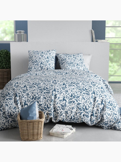Parure housse de couette 100 % coton blouva - Kiabi Parure housse de couette 100 % coton blouva - Kiabi