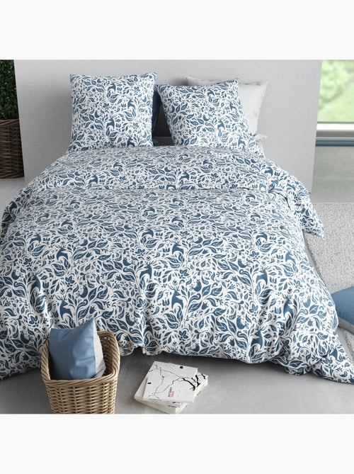Parure housse de couette 100 % coton blouva - Kiabi Parure housse de couette 100 % coton blouva - Kiabi