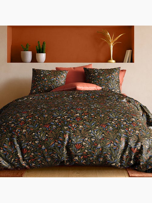 Parure housse de couette 100 % coton bogota - Kiabi