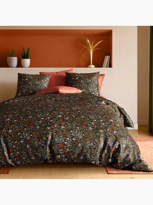 Parure housse de couette 100 % coton bogota - Kiabi